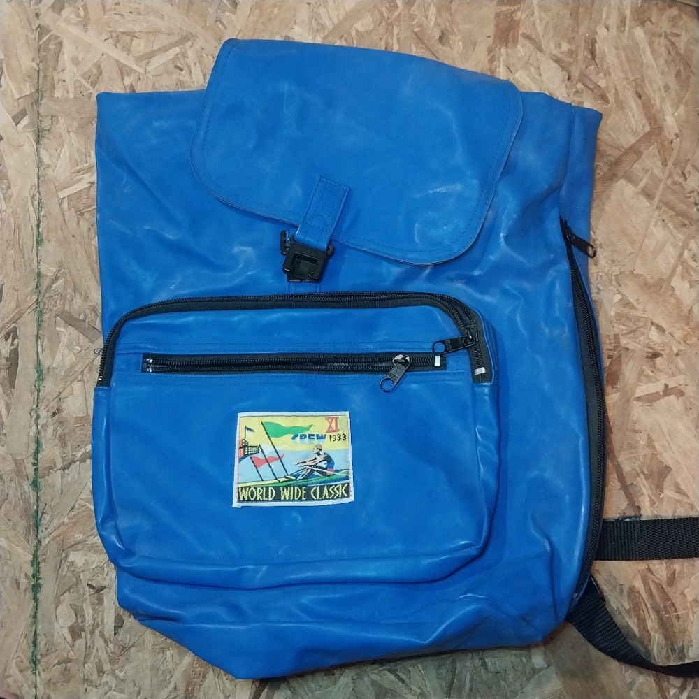 Vintage rubber backpack